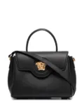 Versace La Medusa leather hand bag - Black