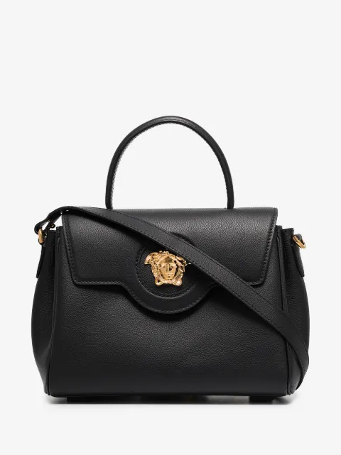 Versace La Medusa leather top-handle