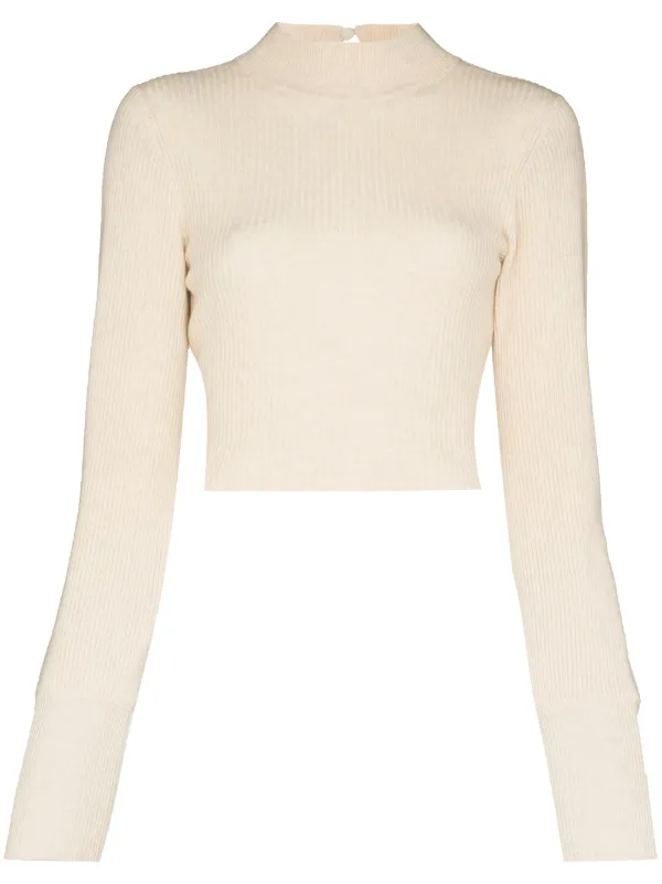 scoop back jumper
