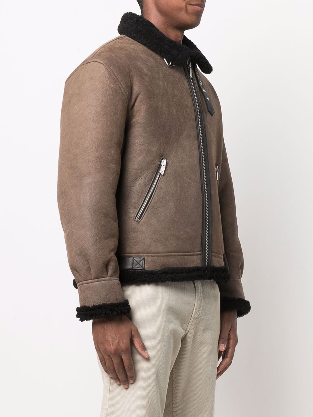 Shearling 2025 jacket represent