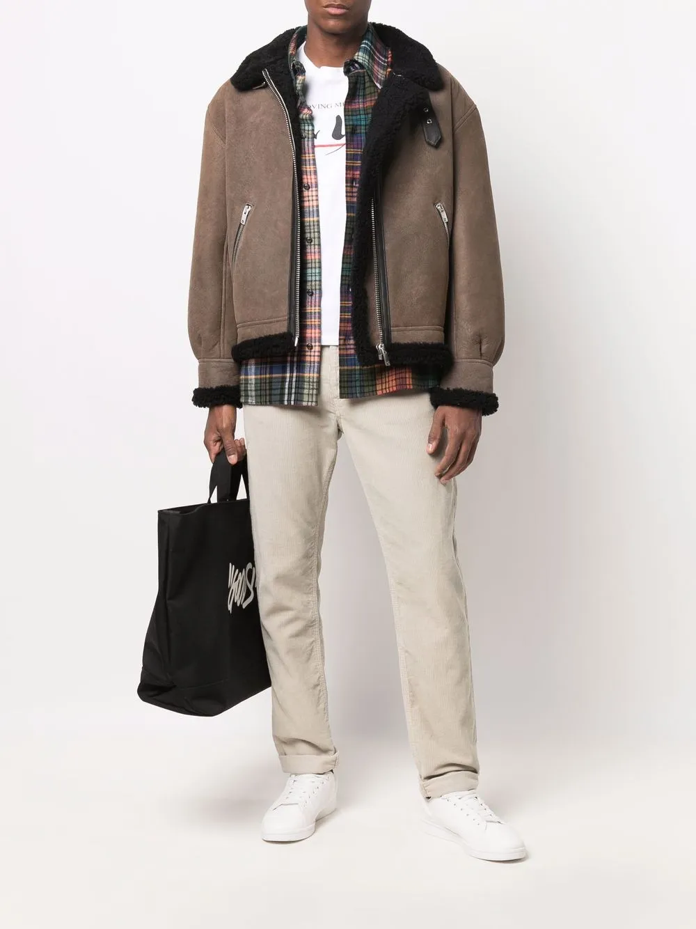 Represent hot sale shearling jacket