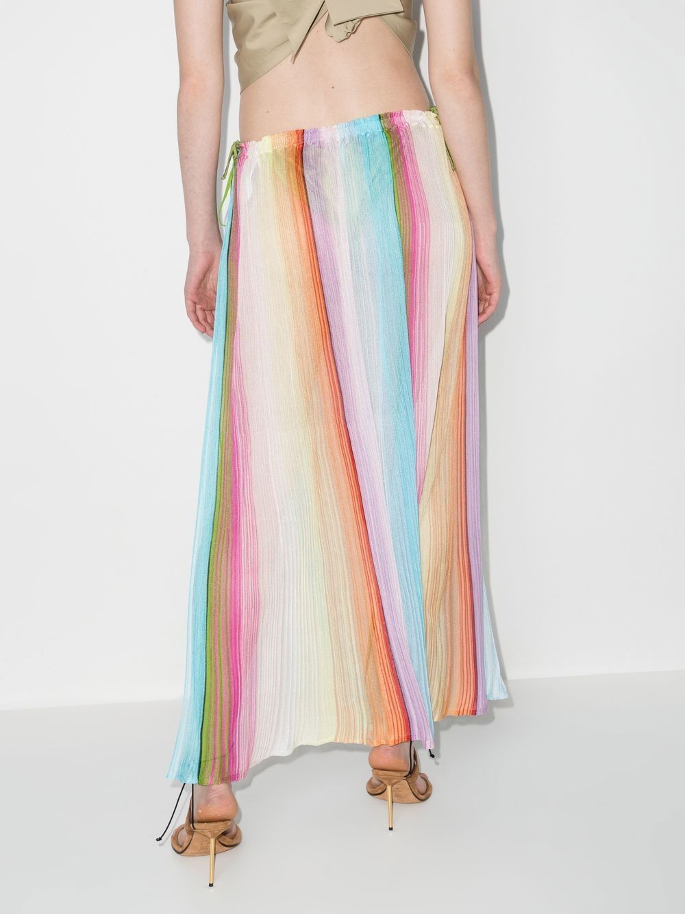 Missoni stripe-print side-slit Skirt - Farfetch