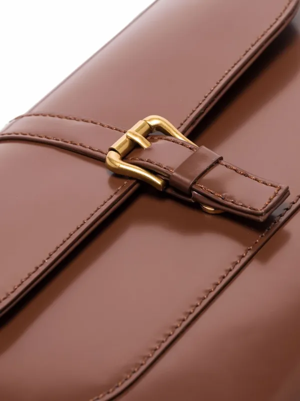 トートバッグ BY FAR Brown Leather Miranda Shoulder Bag BY FAR Brown Miranda Bag By Far