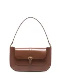 BY FAR Miranda leather shoulder bag - Brown