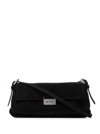 BY FAR Matilda Suede Shoulder Bag Farfetch