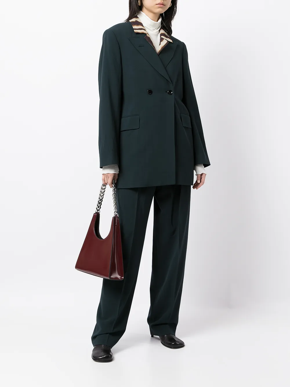 Lemaire Blazer met dubbele rij knopen - Blauw