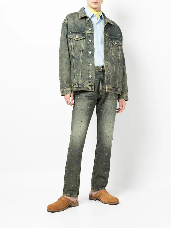 rhinestone embellished jacket