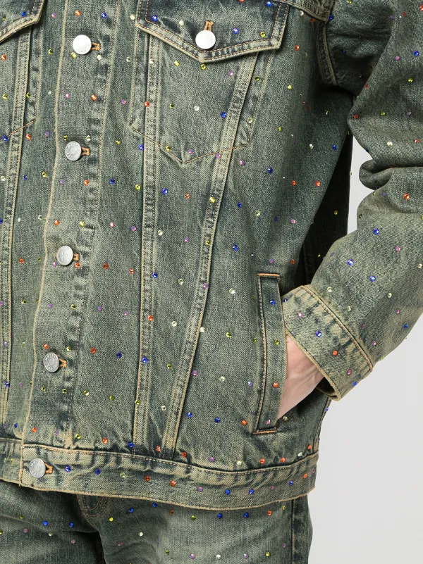 rhinestone embellished jacket