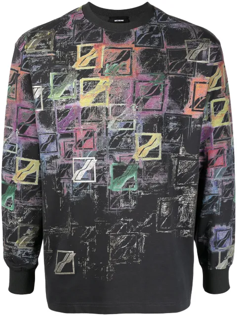 We11done logo-print cotton sweatshirt