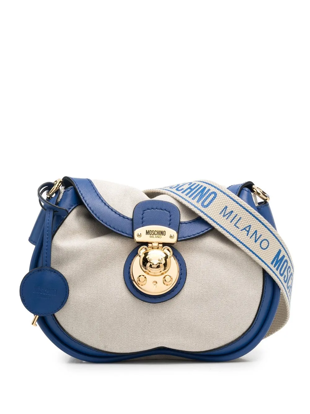 

Moschino tote con aplique Teddy - Neutro