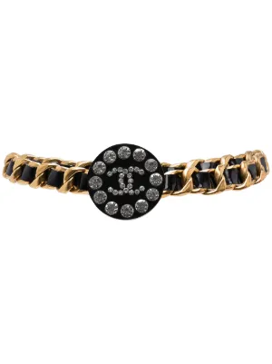 CHANEL Pre-Owned 1996 ココマーク レザーベルト | ブラック | FARFETCH JP