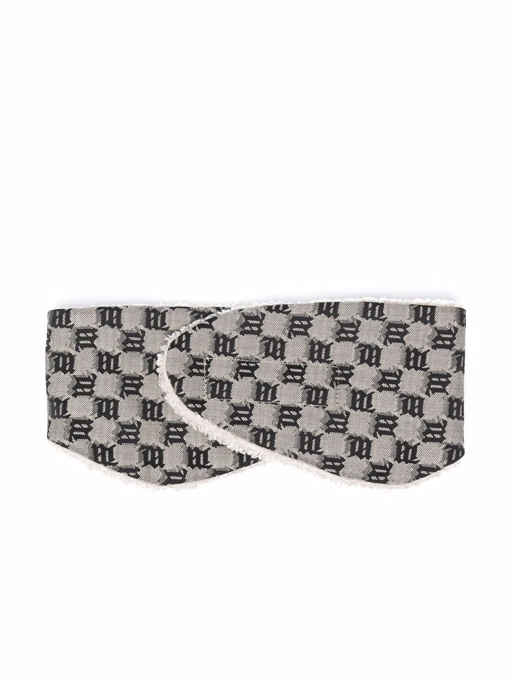 MISBHV Gray Monogram Headband