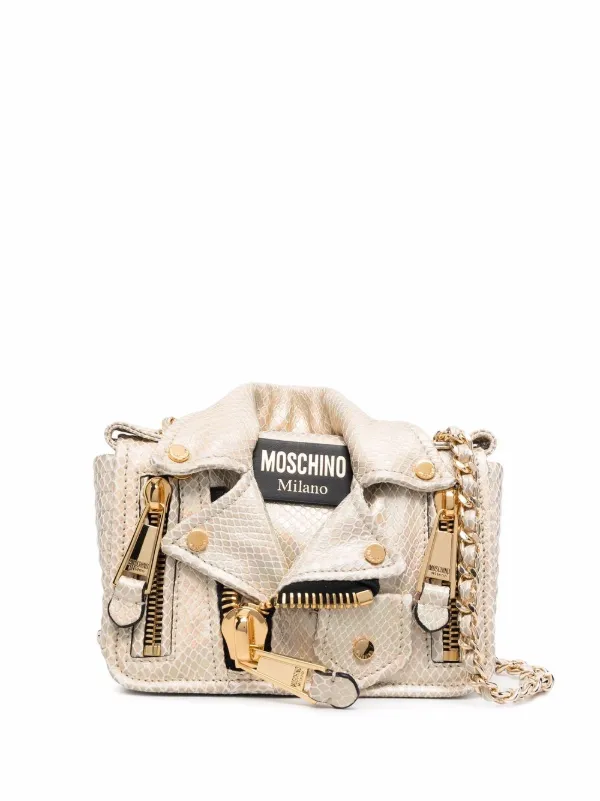 biker bolsa moschino
