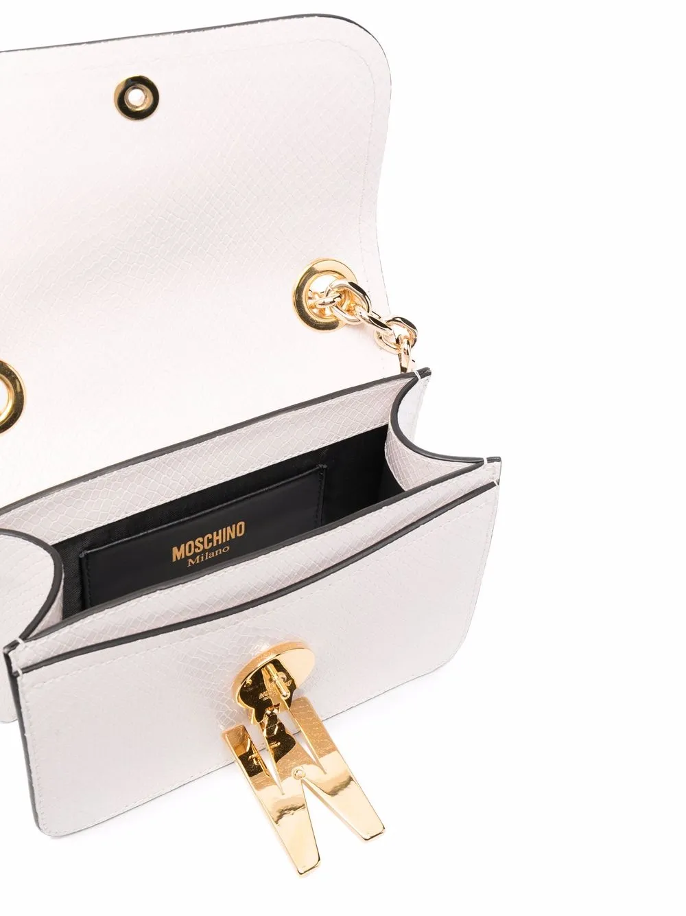 фото Moschino сумка на плечо с монограммой