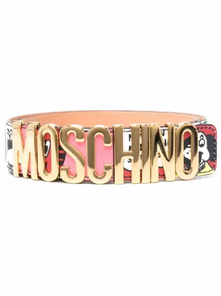 moschino colorful belt