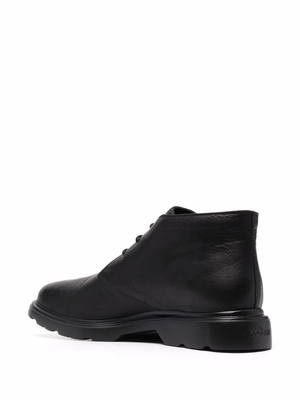 Hogan lace-up ankle boots Black