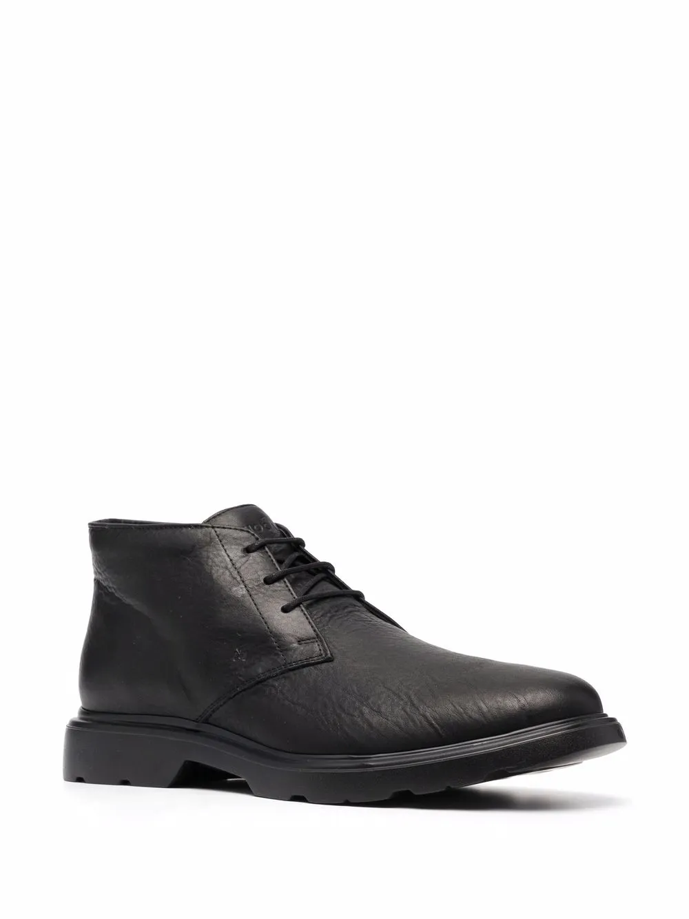 Hogan lace-up ankle boots Black