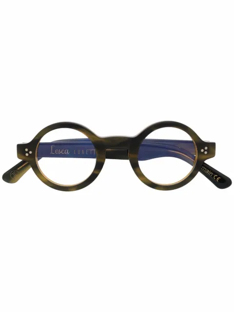 Lesca Corbs Brille mit rundem Gestell