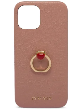 Miu Miu Heart Ring iPhone 12 Pro Max Case - Farfetch