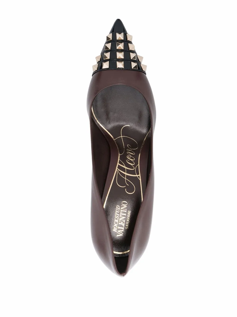 фото Valentino garavani туфли-лодочки alcove 90 с декором rockstud