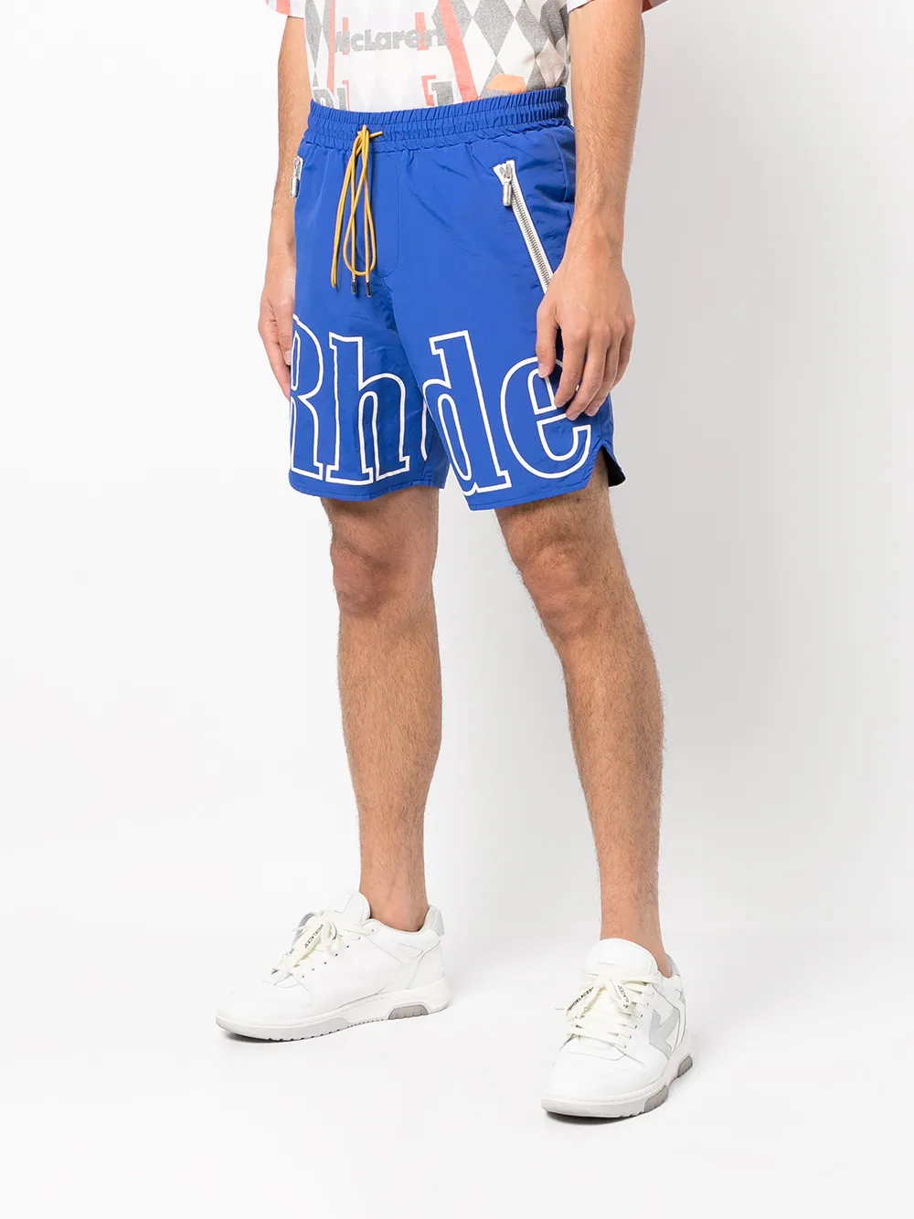фото Rhude спортивные шорты с логотипом