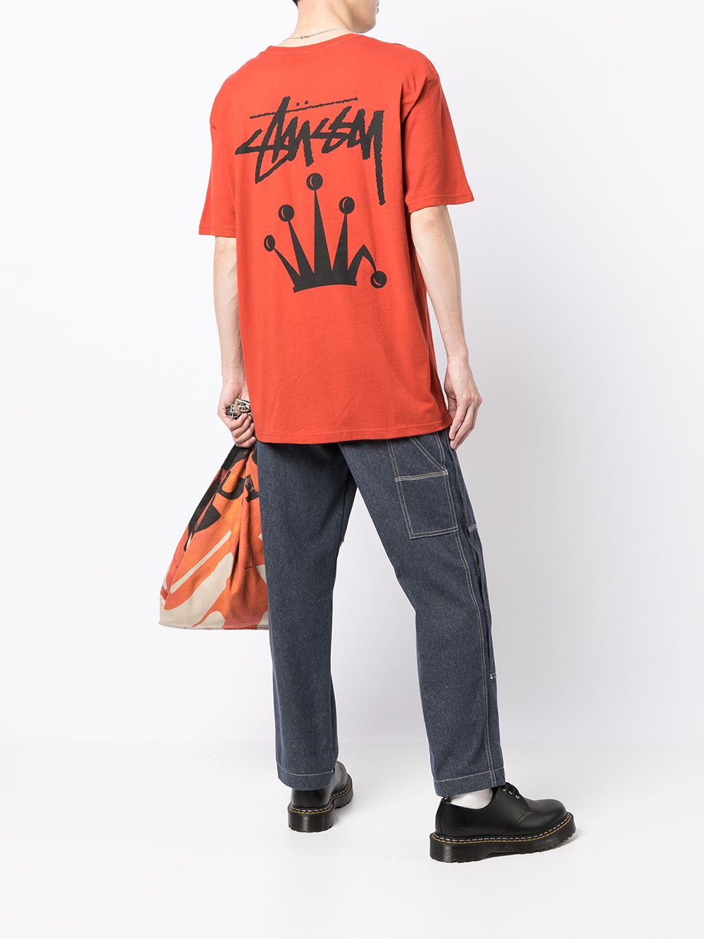 фото Stussy футболка stock crown