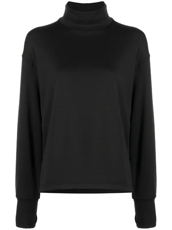 Aztech Mountain Kristis High Neck Sweater in Black