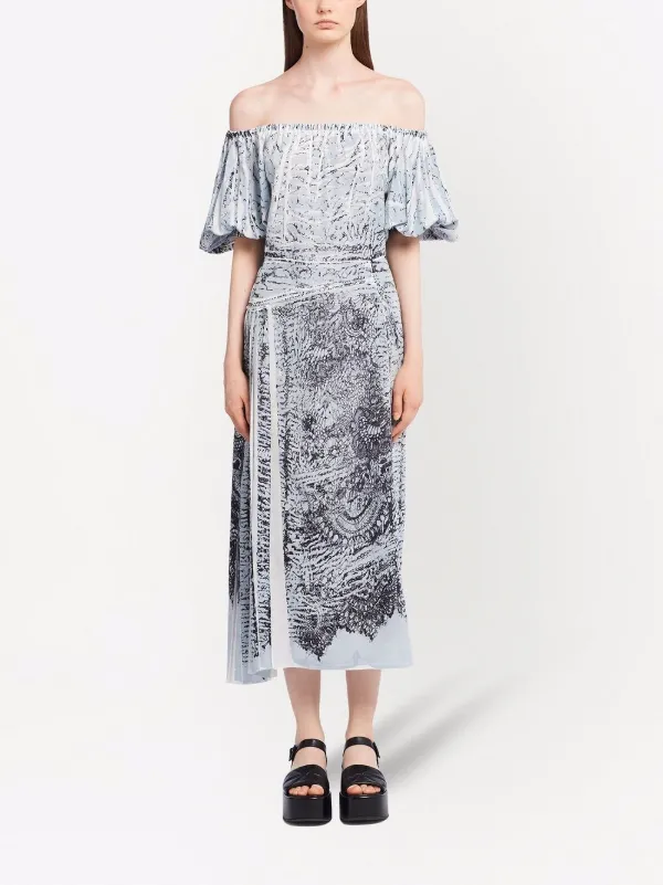slim fit dress slacks MILA DUSTY BLUE SILK MIDI DRESS – DISSH