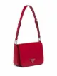 Prada brushed leather shoulder bag