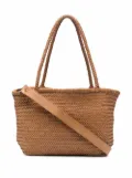 Officine Creative Susan woven tote - Brown