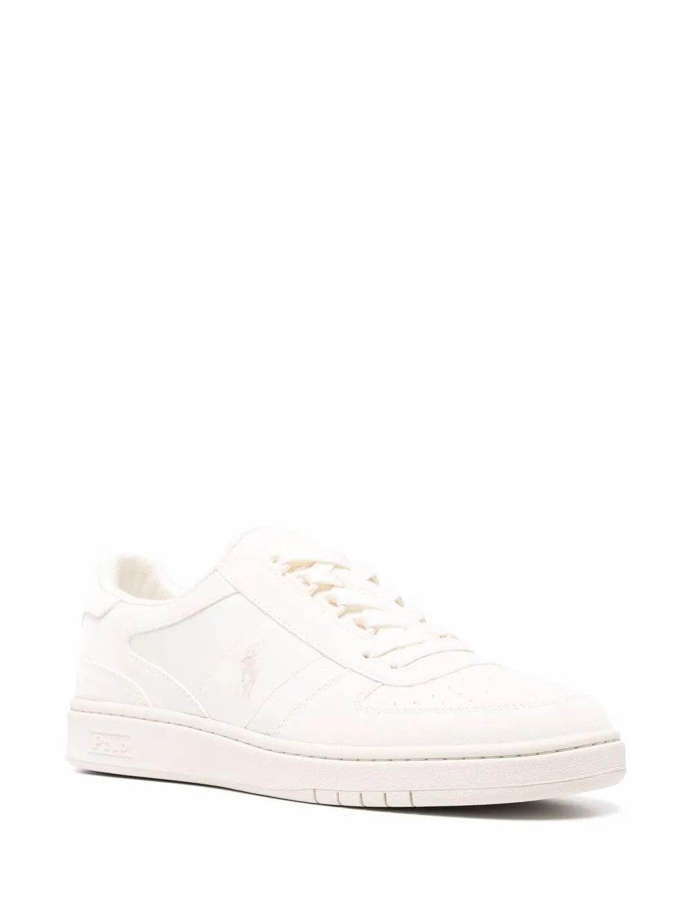 Polo Ralph Lauren Sneakers met geborduurd logo - Beige