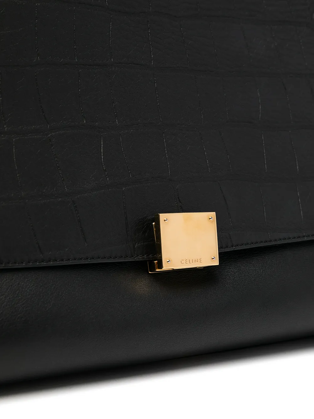 фото Céline pre-owned сумка с тиснением под кожу крокодила