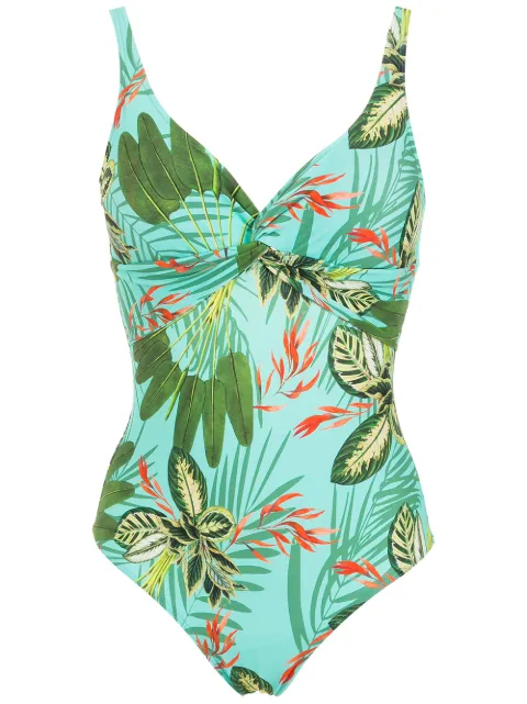Lygia & Nanny Adriana tropical print swimsuit