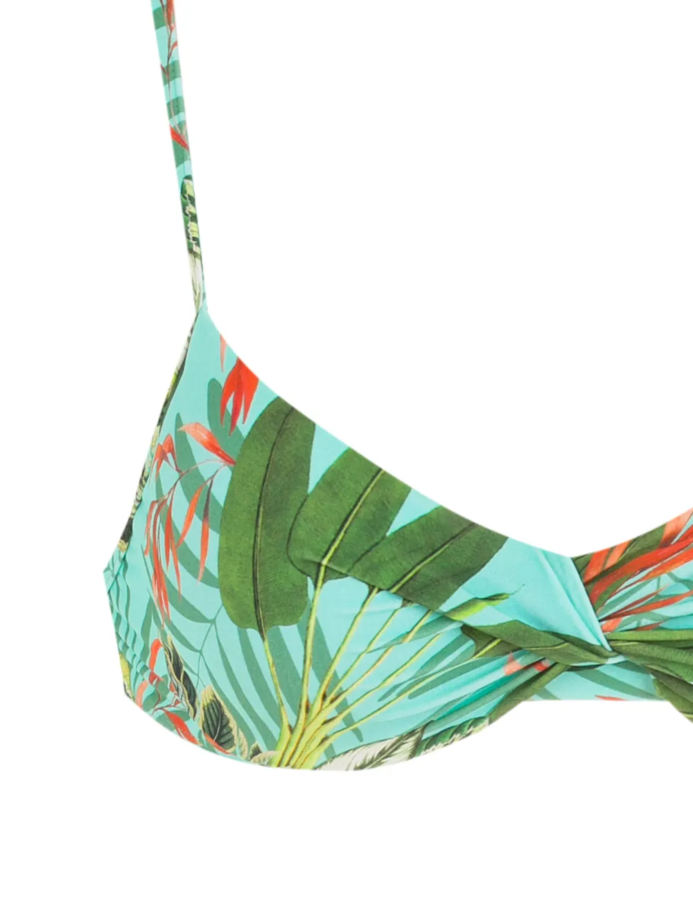 Lygia & Nanny Veronica Tropical Print Bikini In Green