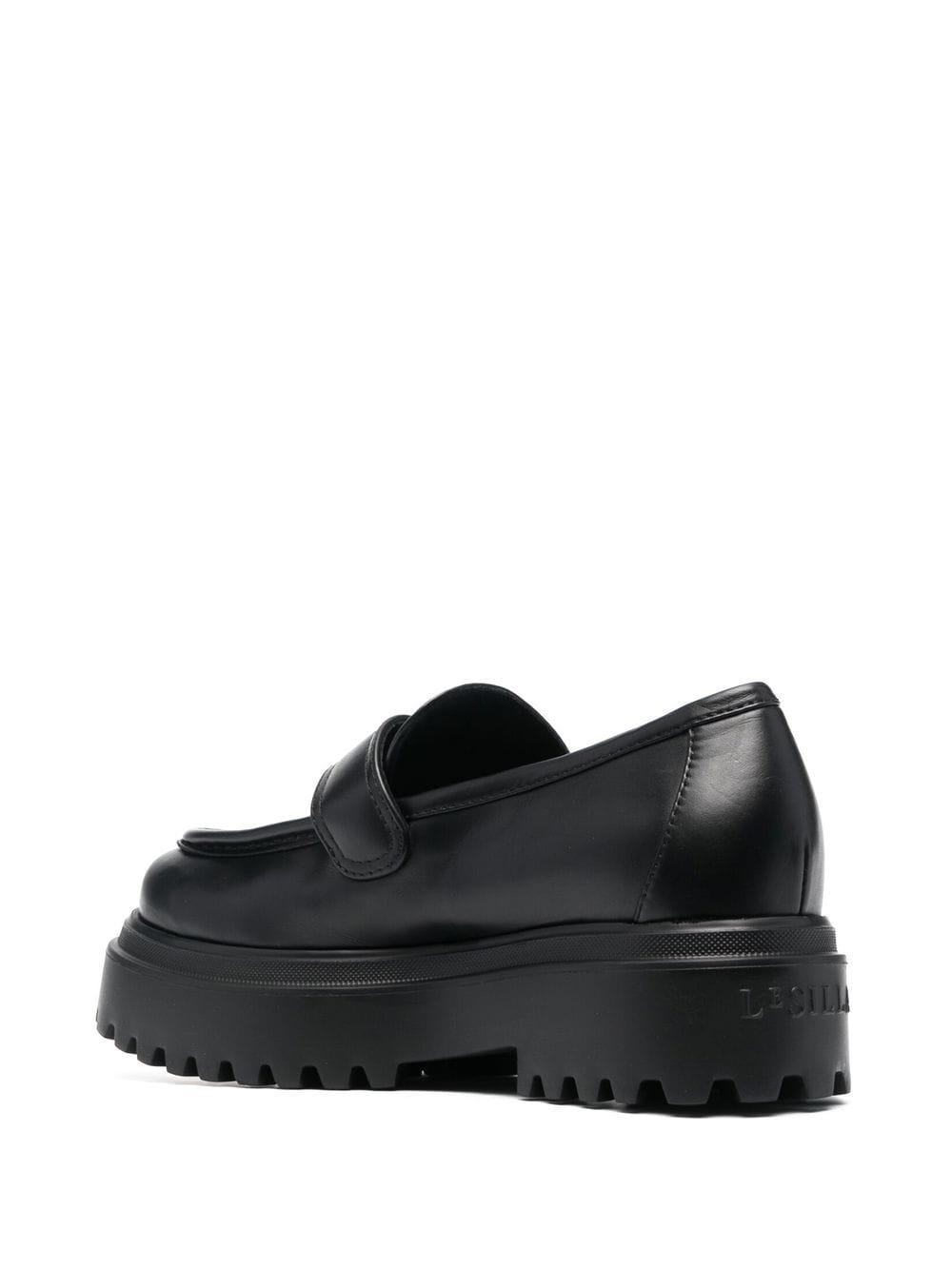 Le Silla City Life leren loafers Zwart