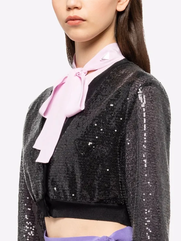 【送料&関税込】Prada Black Sequins Cardigan 17505564_36514312_600.jpg