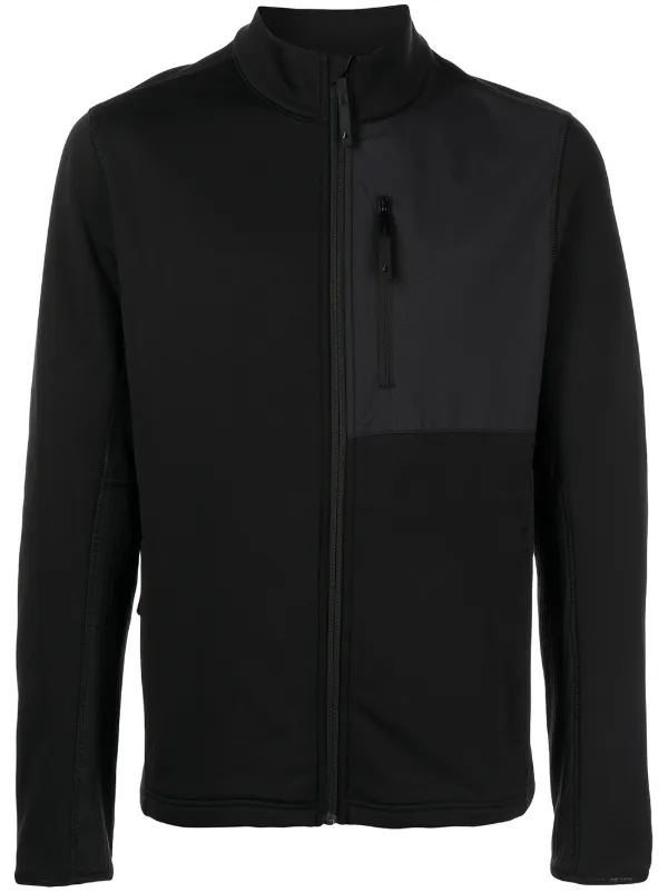 Aztech Mountain Panelled Fleece Jacket in Black