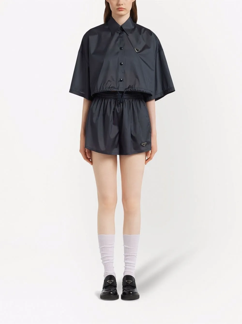 Prada Cropped blouse - Blauw