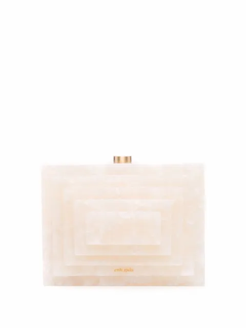 cult gaia logan acrylic clutch