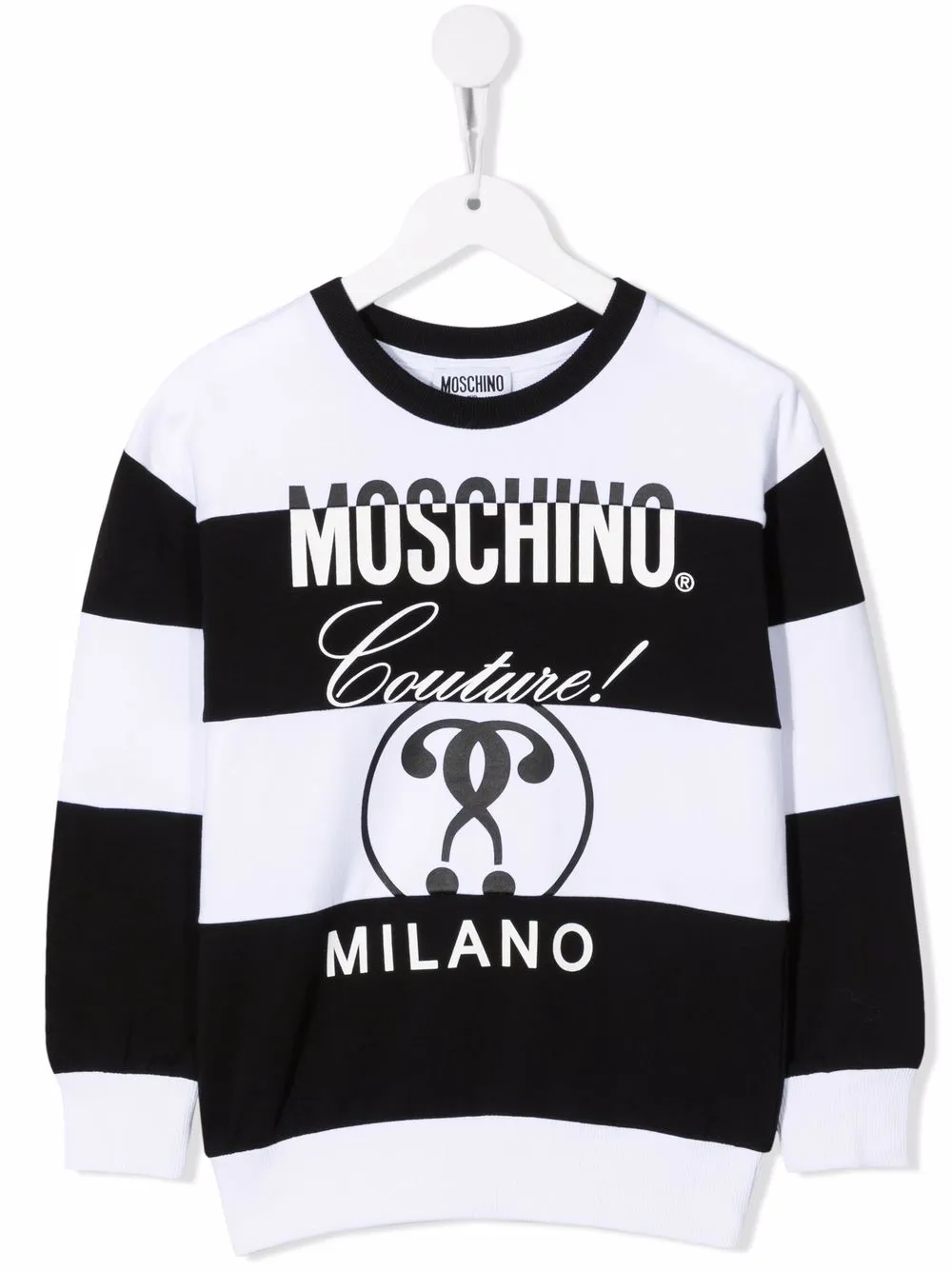 фото Moschino kids топ с длинными рукавами и логотипом