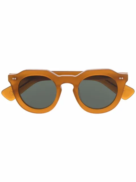 Lesca round-frame sunglasses