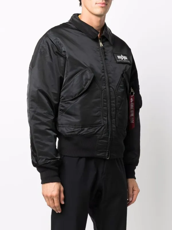 Alpha Industries Cold Weather 45 Bomber Jacket Black FARFETCH BH - Main Image