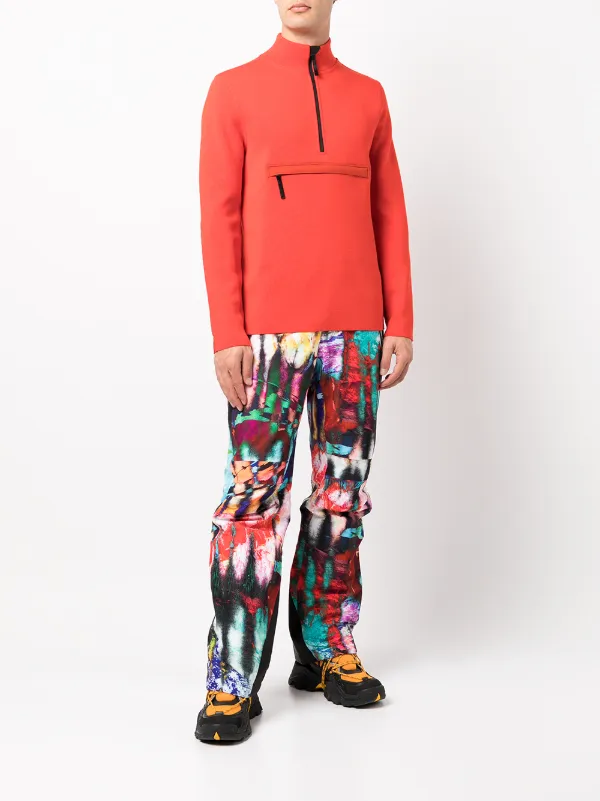 Aztech Mountain Matterhorn half-zip Sweater | Orange | FARFETCH AZ