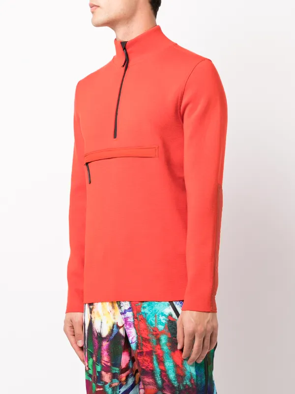 Aztech Mountain Matterhorn half-zip Sweater | Orange | FARFETCH AZ
