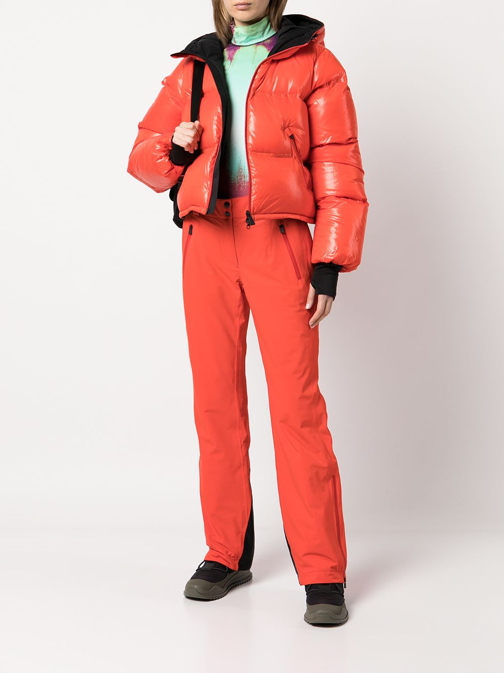 Shop Aztech Mountain Team Aztech Ski Trousers In Orange