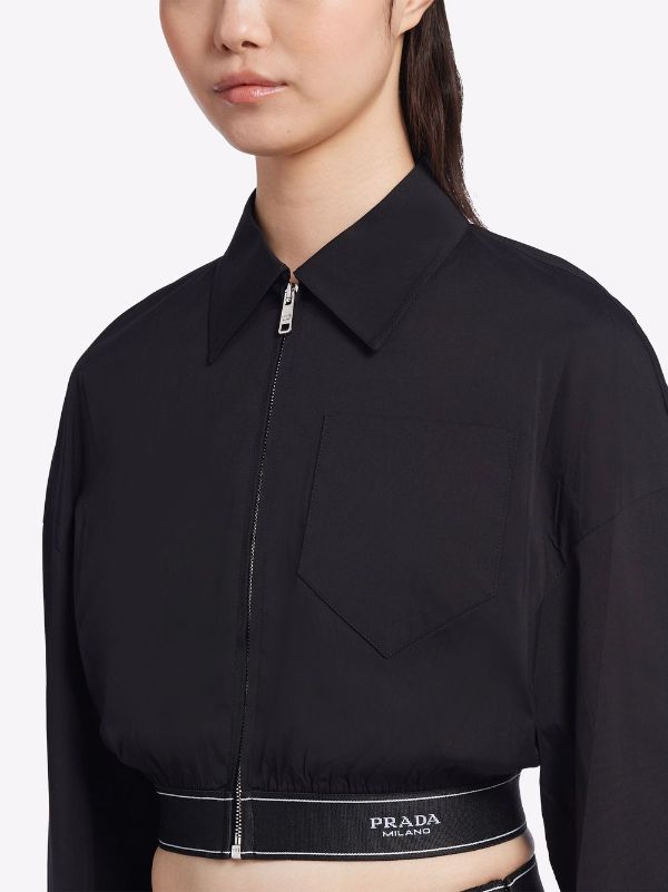 Prada Re-Nylon Cropped Vest Top - Farfetch