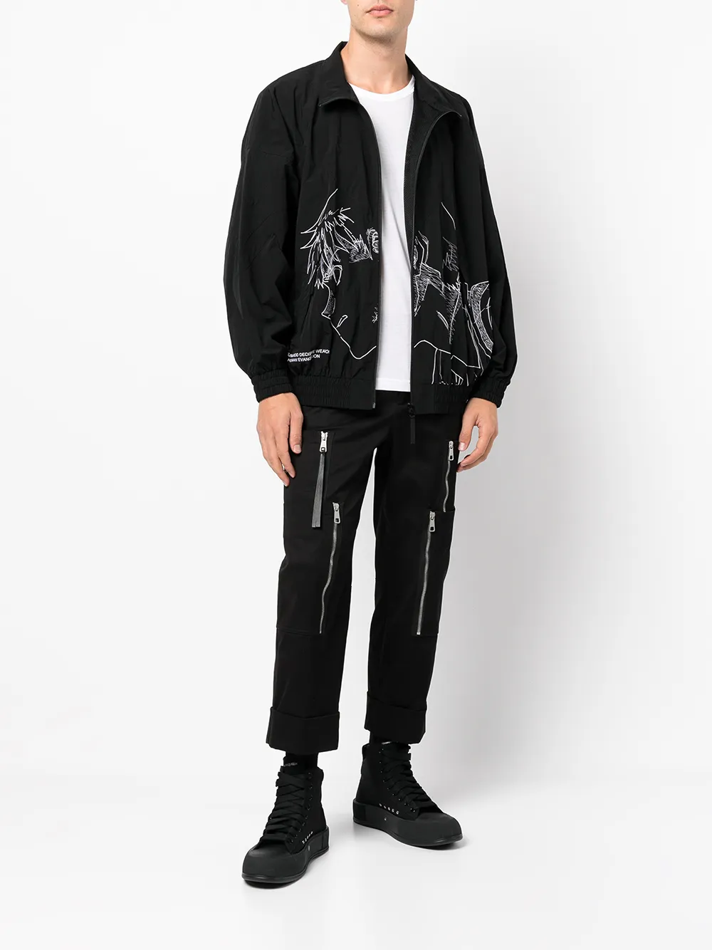 Undercover x Neon Genesis Evangelion Embroidered Shell Track Jacket -  Farfetch