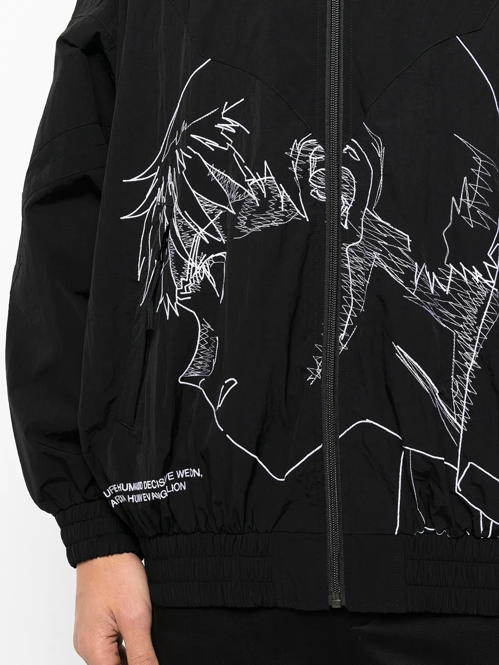 x Neon Genesis Evangelion Embroidered Shell Track Jacket