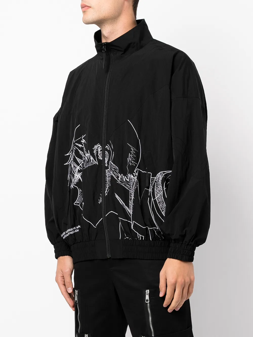 Undercover x Neon Genesis Evangelion Embroidered Shell Track Jacket -  Farfetch