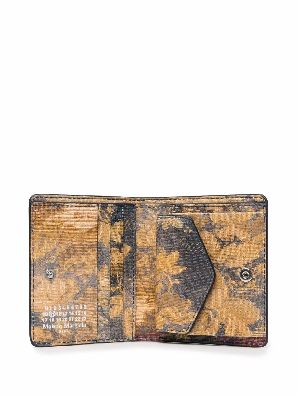 фото Maison margiela кошелек с цветочным принтом
